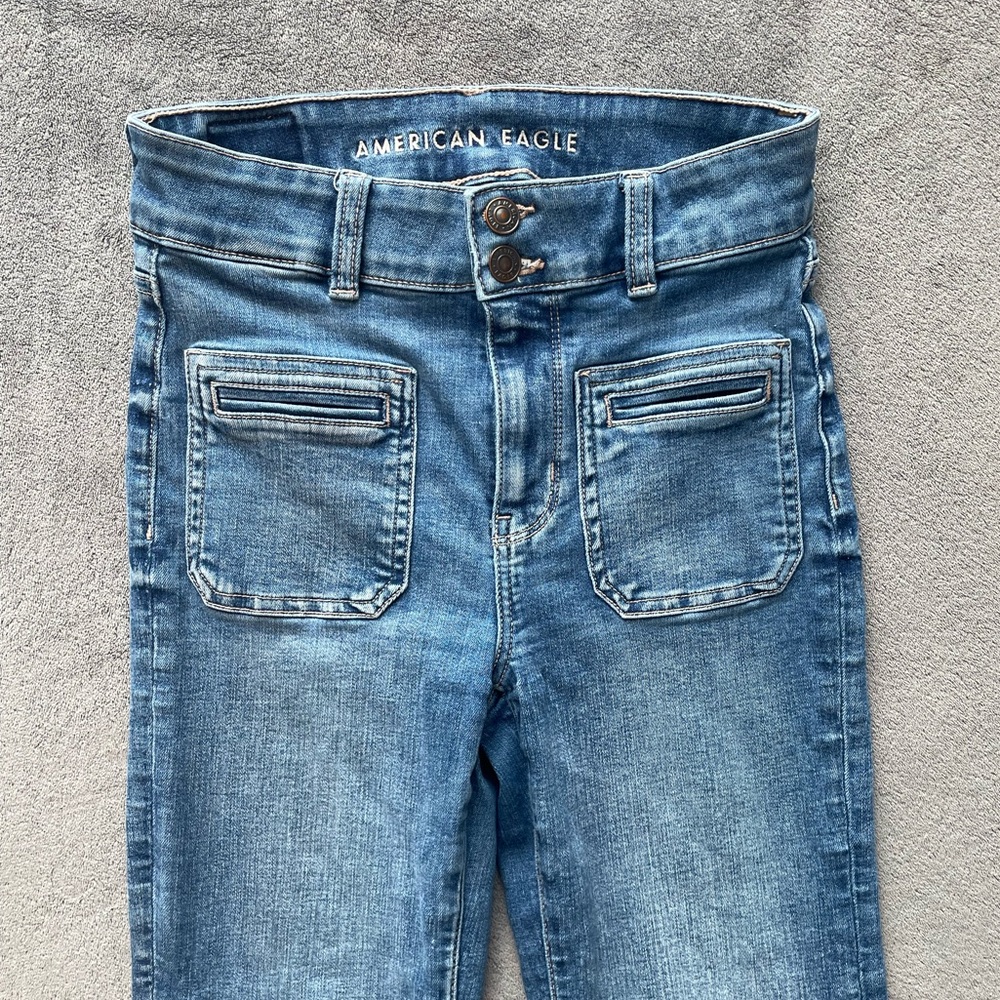 American Eagle 70s High Rise Jeans size 0